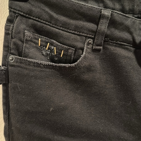 Zadig & Voltaire Eva Grunge Black Denim 27 - Picture 4 of 11